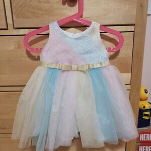 Bonnie Baby Pink and Blue Dress